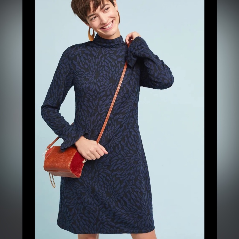 Anthropology Long sleeve dress !